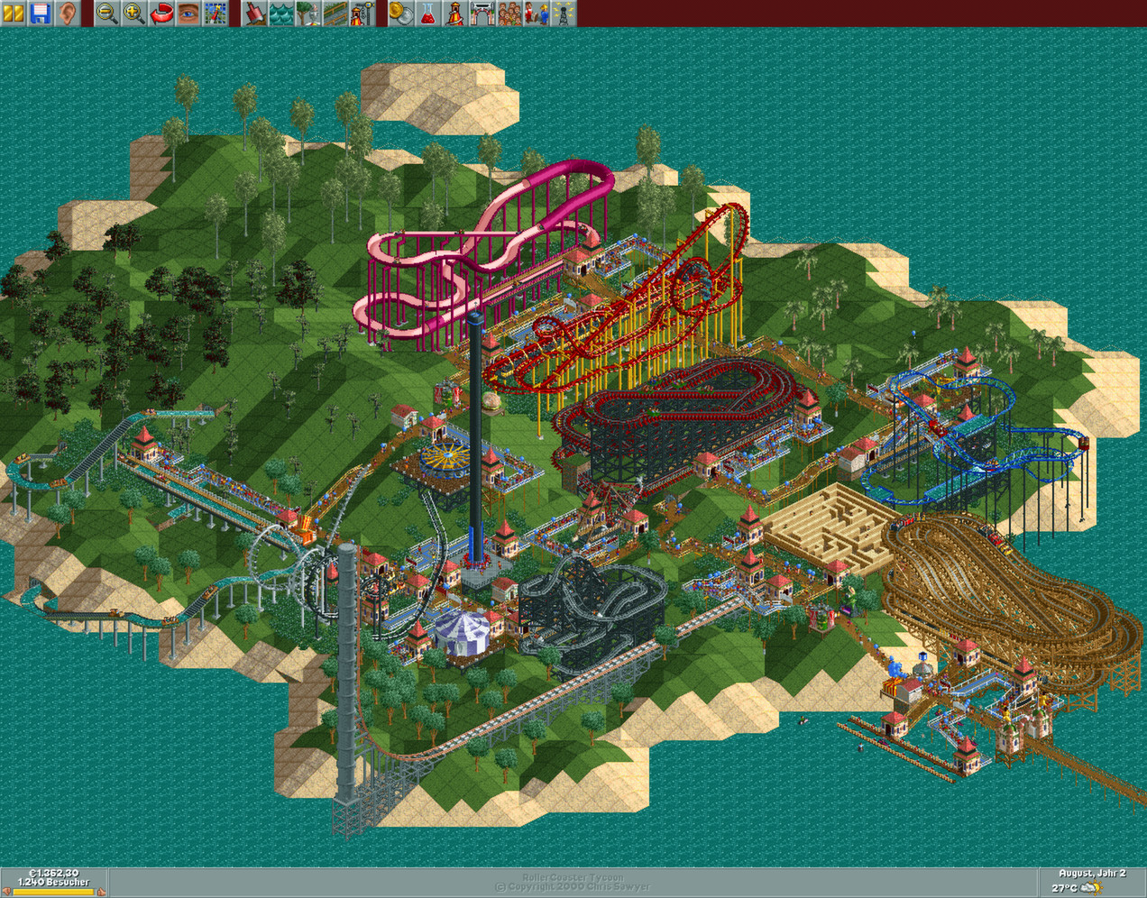 RollerCoaster Tycoon Game Museum