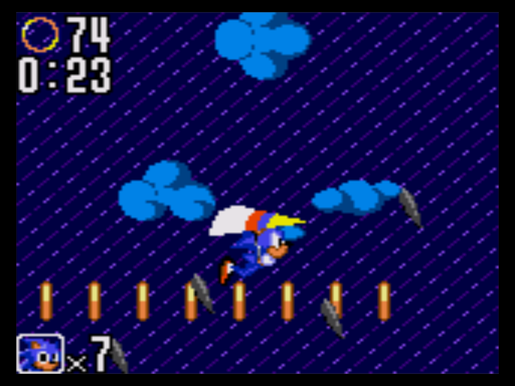 Sonic en parapente (Game Gear)