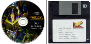 Simon the Sorcerer - CD - Disquete