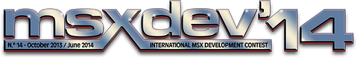 Logo edicion 2014 de la MSXdev